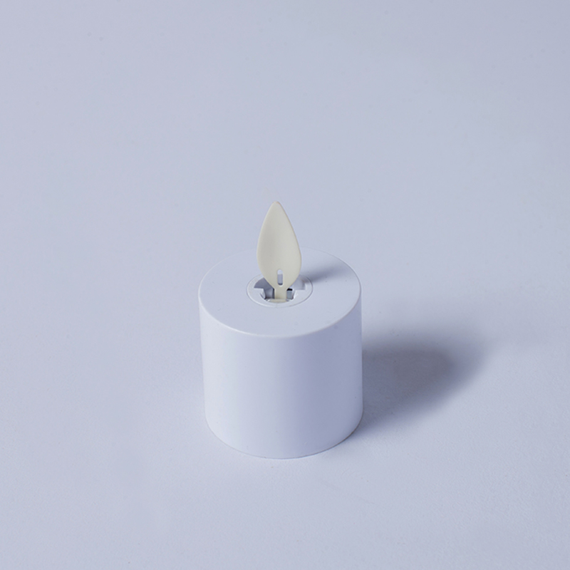4 Pack White Inductive Rechargeable Flameless Candles